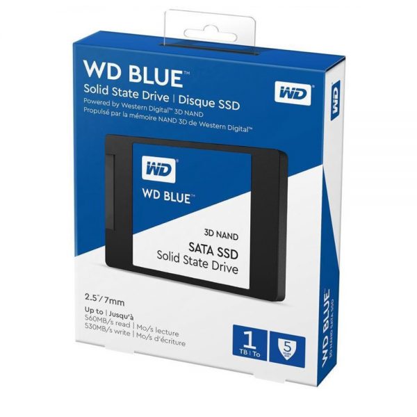 SSD Western Digital Blue 3D-NAND SATA III 1TB WDS100T2B0A